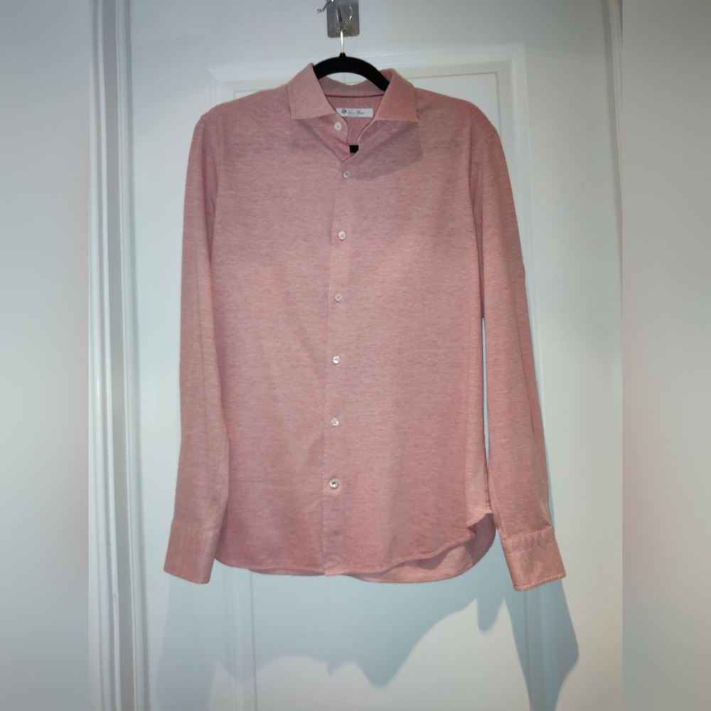 Loro Piana Brick Red Cotton Jersey